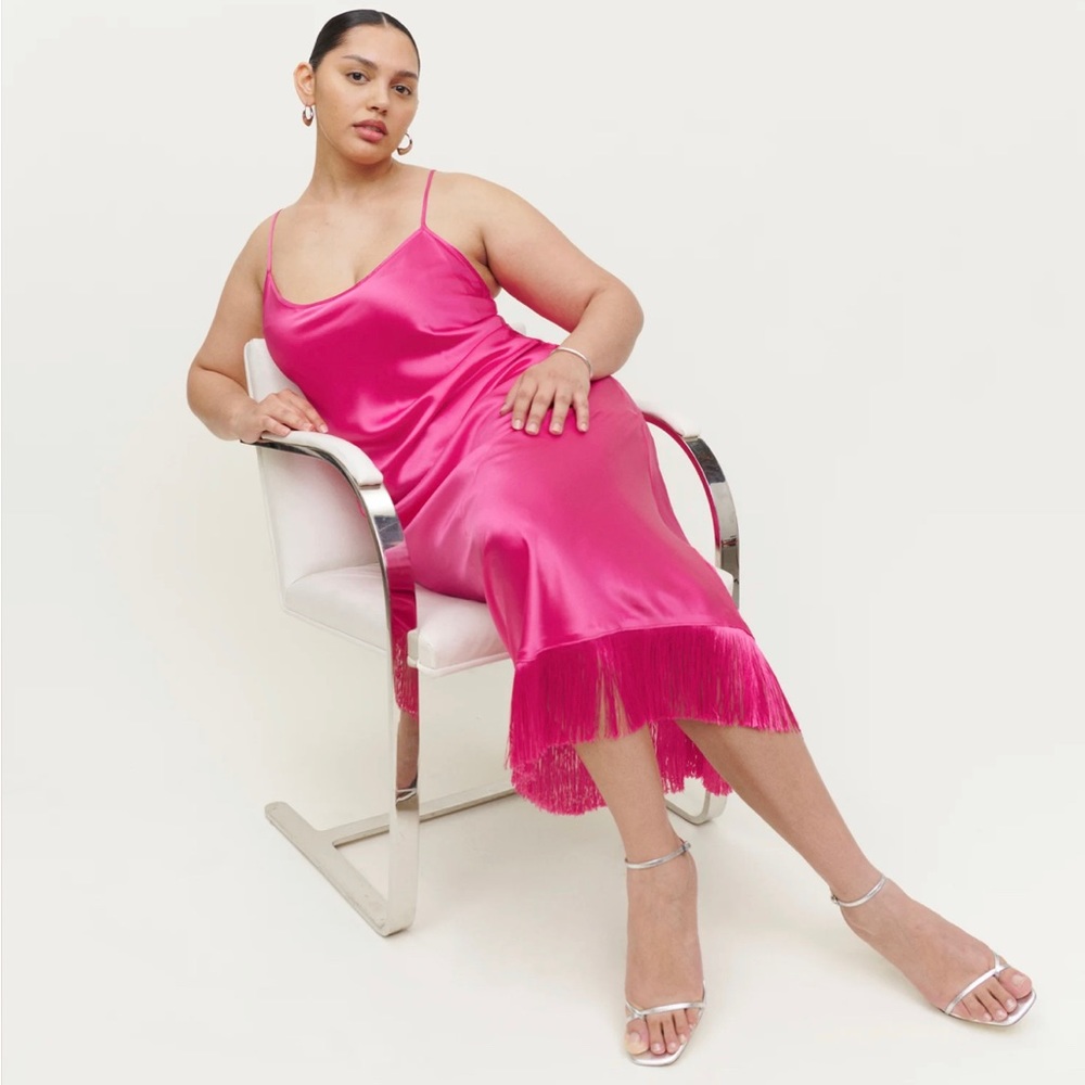 Reformation Alisal Silk Dress